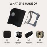 Ergonomic Travel Neck Pillow for Airplanes – Lightweight Neck Support Pillow with Patented Head Support System