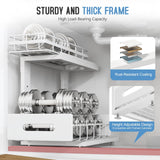 WAKISA Transparent 3-Tier Pull-Out Organizer – Modular Clear Storage Drawers with Adjustable Dividers