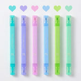 12-Color Dual-Ended Pastel Highlighter Set