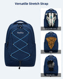 Hantrip Large School & College Backpack with Laptop Compartment, Chest Strap, Water-Resistant Design