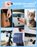 Android Find Hub Bluetooth Tracker Tag 4 Pack, UWB Distance Display, IP65 Waterproof, 2-Year Battery, Google Certified Item Locator