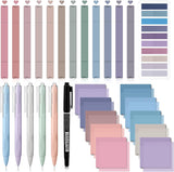 38-Piece Book Annotation Kit with Highlighters, Tabs and Sticky Notes
