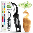 Professional Swivel Vegetable Peeler – Ultra-Sharp Dual Stainless Steel Blades with Soft Grip Handle