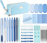Purple Study Supplies Kit with Pens, Pencils and Notes