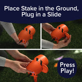 Star Shower Halloween Slide Show Projector – Orange LED Motion Light Display for Outdoor Haunted Decor