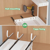REALINN Expandable Under Sink Organizer 2-Pack – Adjustable Height Pull-Out Cabinet Storage for Kitchen & Bathroom