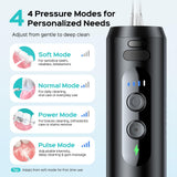 Mini Portable Water Flosser – Cordless Dental Oral Irrigator with 4 Modes, Travel Case & USB-C Rechargeable Design