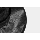 Black Witch Hat with Decorative Trim & Shapeable Wire Edge – Halloween Costume Accessory for Adults