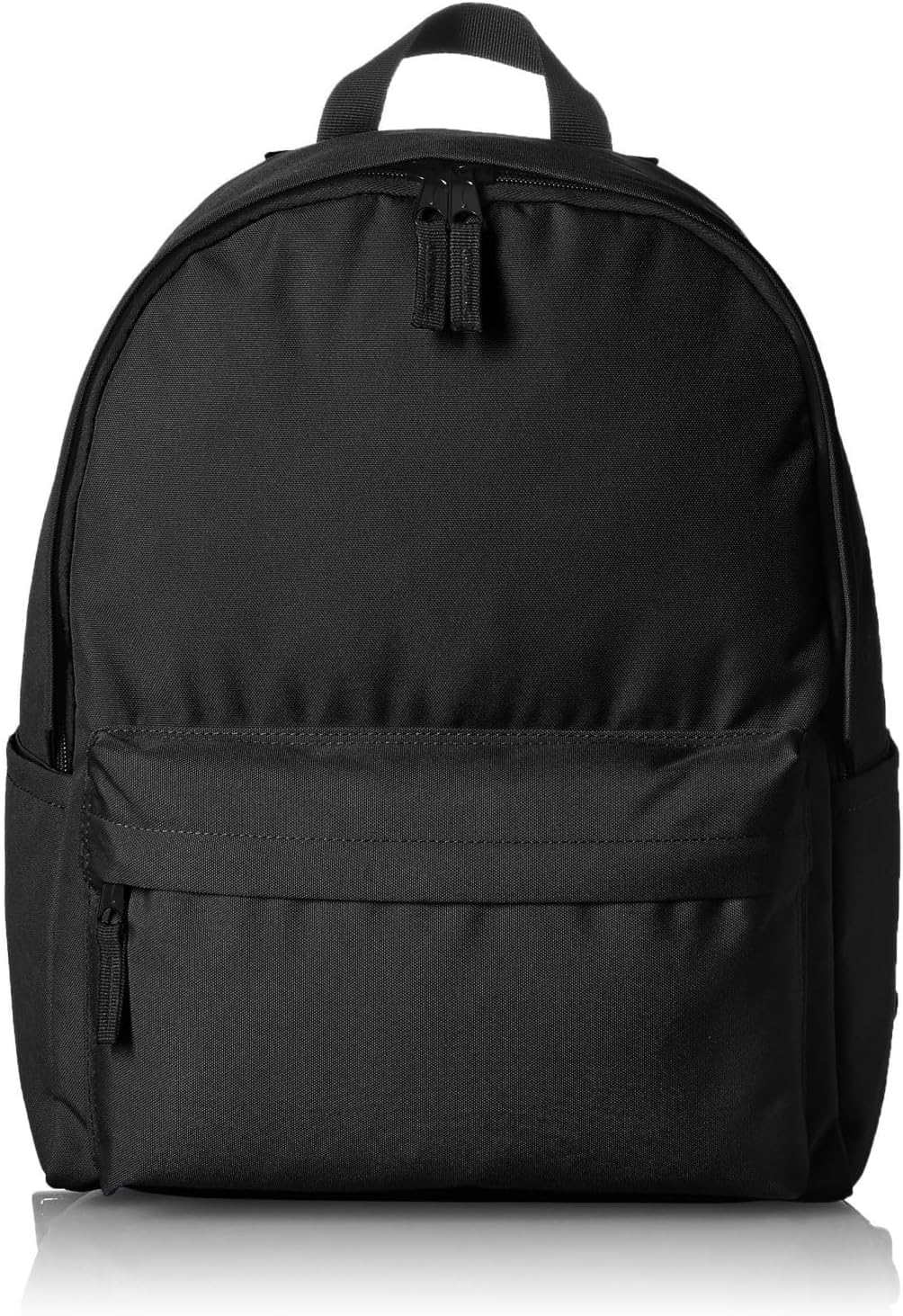 Amazon Basics Classic School Backpack Lightweight Bookbag with Padded Straps and Side Pockets