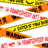 3PCS Halloween Caution Tape Set – “Warning”, “Enter If You Dare”, “Haunted Keep Out” 270ft Non-Adhesive Decoration Roll
