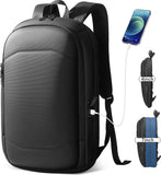 Premium 17-Inch Expandable Business Laptop Backpack for Men | Waterproof Travel Bag with USB Port & Anti-Theft Pocket