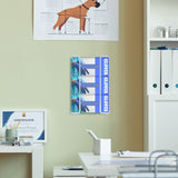 Performore Wall-Mount Glove & Tissue Box Holder – Large Capacity Wire Rack Dispenser for Medical & Professional Use (White)