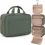 Premium Hanging Toiletry Bag with 360° Hook & Clear Travel Compartments
