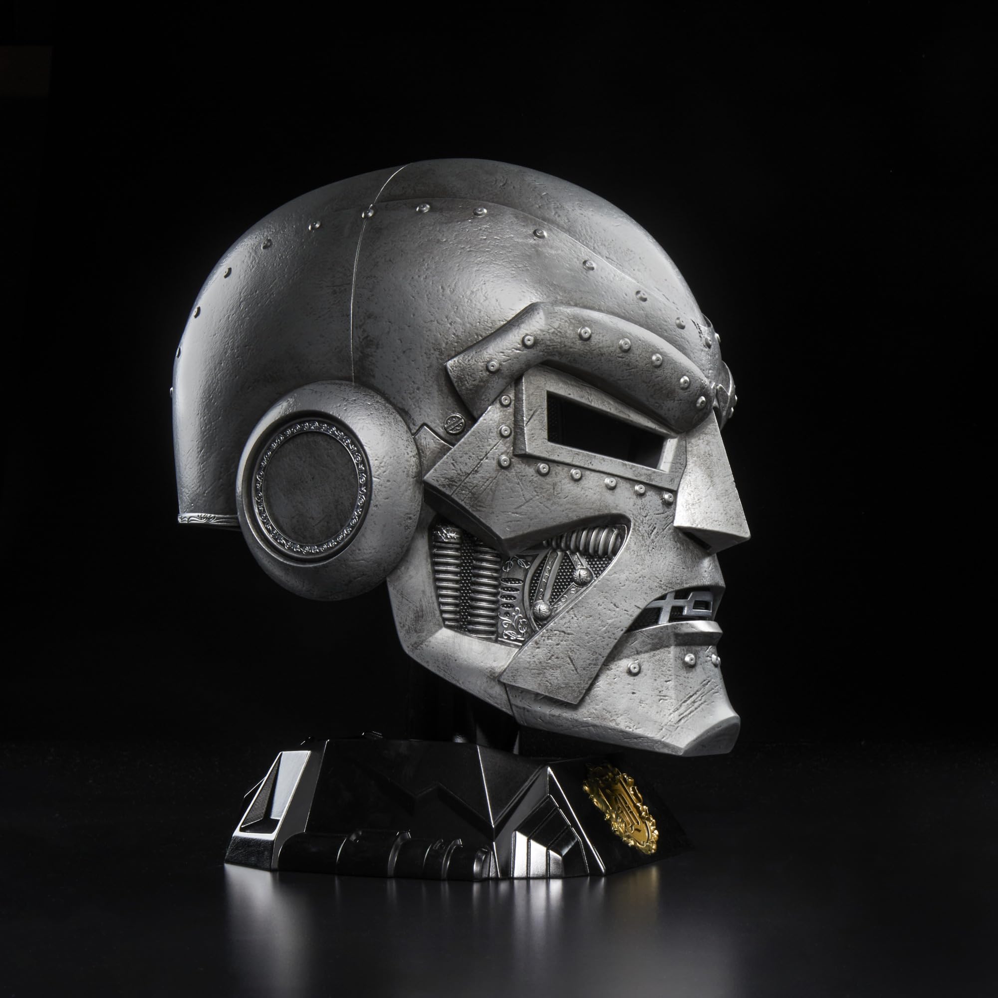 Marvel Legends Doctor Doom Premium Helmet – 1:1 Scale Collectible with Removable Hood & Display Stand