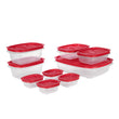 EasyStore Food Storage Containers Set – BPA-Free Stackable Containers with SecureGrip Lids (Made in USA)