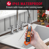 Instant Read Digital Meat Thermometer – Auto-Rotating Backlit Display, Waterproof & Ultra-Fast Probe