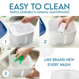 Veken Award-Winning Pet Water Fountain – BPA-Free 5-Stage Filtration with LED Water Level Window
