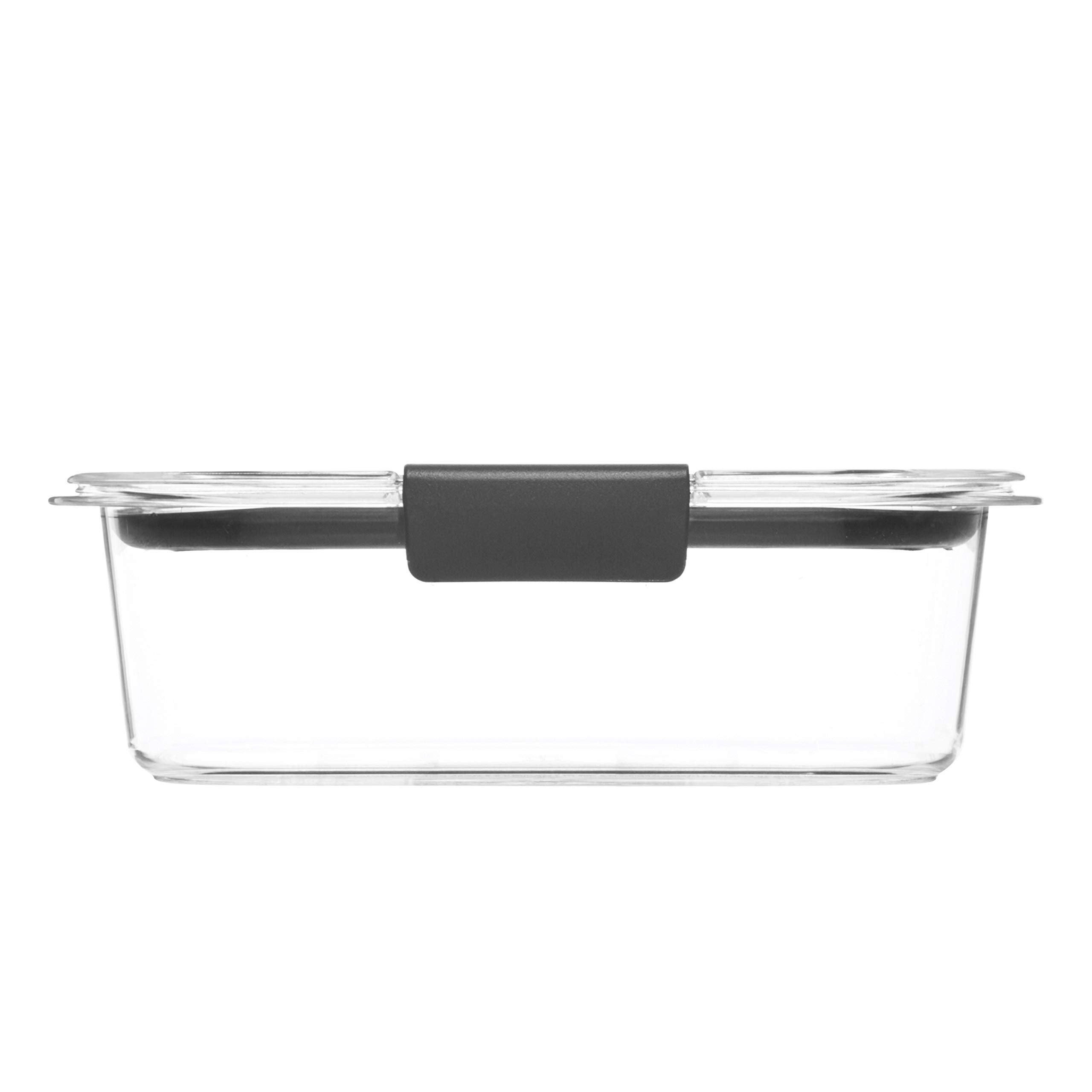 Brilliance Tritan Food Storage Containers – Leak-Proof Airtight Stackable Set (Clear, 5 Containers)