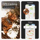 Weenect XS Mini GPS Tracker for Cats with Real-Time Tracking & Global Coverage – Lightweight Waterproof Pet Location Tracker (Black)
