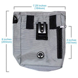 Waterproof Dog Treat Training Pouch with Adjustable Waist Belt, Poop Bag Dispenser, and Multi-Pocket Storage for Walks and Obedience Training