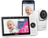 VTech VM901HD Smart WiFi Baby Monitor with 5" HD Parent Unit, 1080p Camera, Night Vision & Remote Pan Tilt Zoom