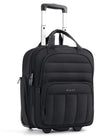 Bagsmart 16-Inch Underseat Carry-On Luggage with Wheels & Laptop Compartment – Black