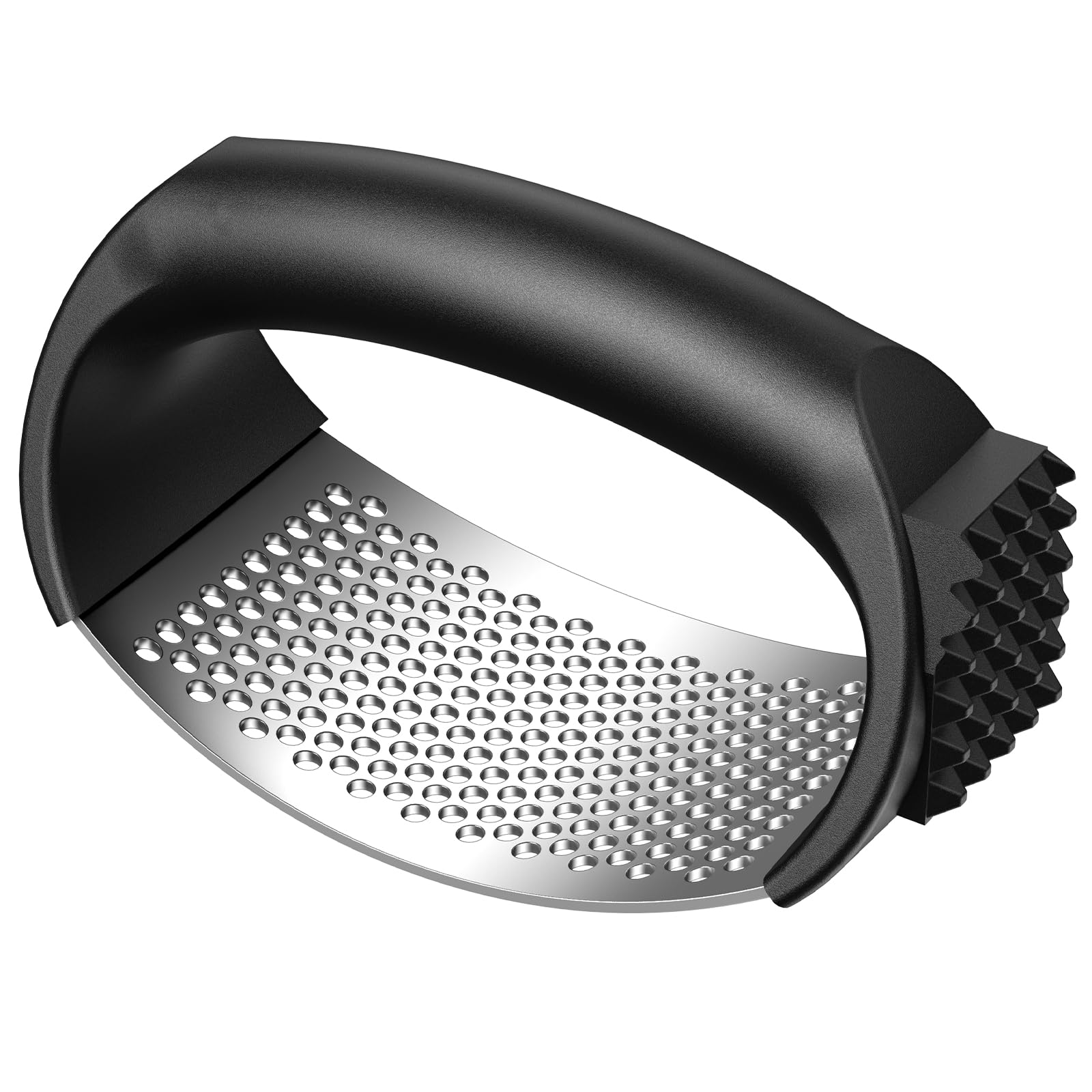 Stainless Steel Garlic Rocker Press – Ergonomic, Easy-Clean Manual Garlic Mincer