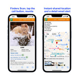 QR Code Pet ID Tag with Instant Scan Alerts, Waterproof Smart Pet Identification Tag with Online Profile and Emergency Contact Access