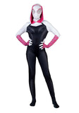 Women’s Spider-Gwen Zentai Suit Costume – Full-Body Spandex Jumpsuit Inspired by Marvel Spider-Verse