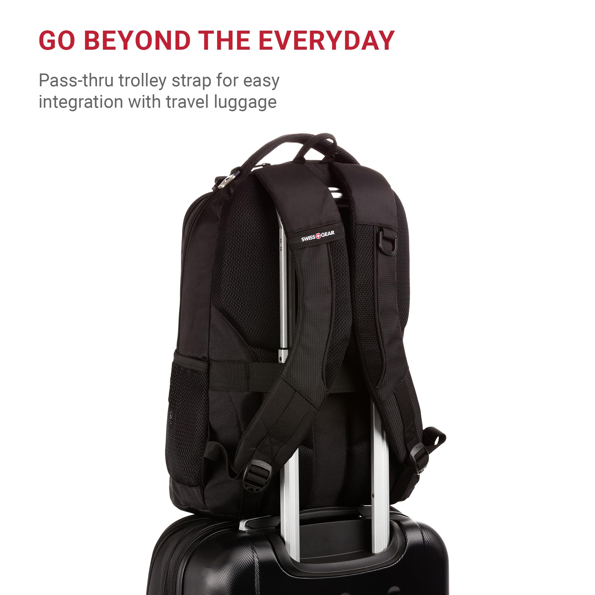 SwissGear 5505 Cecil Laptop Backpack for Daily Commute with Organizer Pockets and Airflow Back Panel