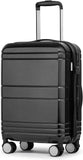 Rose Gold 20-Inch Expandable Hardshell Carry-On with TSA Lock
