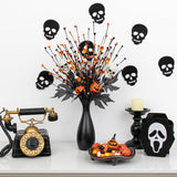 Halloween Black Maple & Candy Stem Branch Set – 10 Pack (17-Inch Spooky Mix)