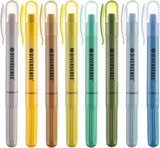 8-Pack Pastel No-Bleed Gel Highlighters