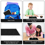 10” LCD Writing Tablet for Kids – Reusable Colorful Doodle Drawing Board (White)