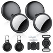Air Tracker Tag 4 Pack, Apple Find My Compatible Bluetooth Tracker with IP68 Waterproof Design and Magnetic Mount
