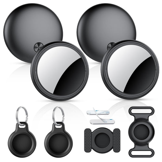 Air Tracker Tag 4 Pack, Apple Find My Compatible Bluetooth Tracker with IP68 Waterproof Design and Magnetic Mount