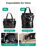 Bagsmart 3-in-1 Expandable Rolling Duffle Tote 30L–48L with Detachable Wheels – Camel