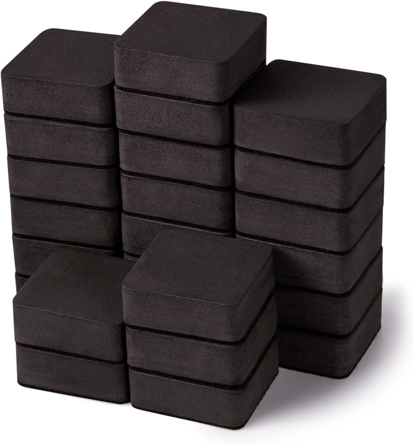 24-Pack Magnetic Square Dry Erase Erasers