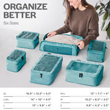 Compression Packing Cubes Set – Travel Organizer Bags for Suitcase & Luggage