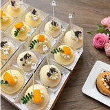 100Pcs Halloween Ghost Cocktail Picks – Pink & White Bamboo Toothpicks for Appetizers, Desserts & Party Snacks (4.92 Inches)