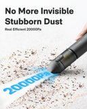 HOTO Cordless Handheld Car Vacuum Cleaner 4-in-1 Mini Air Duster Blower 20000Pa Portable Cleaning Tool Black