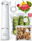 Chef Preserve Handheld Vacuum Sealer – Rechargeable Portable Food Saver with Reusable Bags