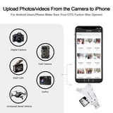 4-in-1 SD Card Reader for iPhone & USB-C Devices – Multi Memory Card Adapter with Charging Port