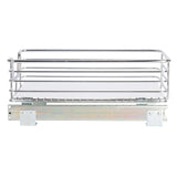 Household Essentials Glidez Single-Tier Pull-Out Cabinet Organizer – Chrome Slide-Out Storage with Protective Liner