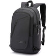 WENIG Anti-Theft Travel Laptop Backpack with USB Charging Port & Lock – 15.6 Inch, Black