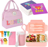 Rose Red 77-Piece Stackable Bento Lunch Kit