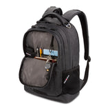 SwissGear 5505 Cecil 16″ Laptop Backpack – Lightweight Everyday Carry with Gear Attachments (Charcoal)