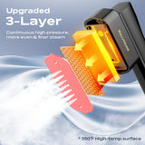 Compact 2-in-1 Handheld Garment Steamer Iron 1000W Fast Heat Portable Wrinkle Remover with Rotating Head