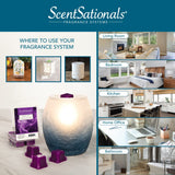 Halloween Wax Warmer – Pumpkin Orange Scented Wax Melt Burner by Scentsationals (Flameless, Safe & Festive Design)