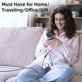 4-in-1 Universal Charging Cable with Apple Watch Charger – USB-C, Lightning & Micro USB Multi Cable (4FT)